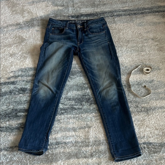 American Eagle Outfitters Denim - American Eagle Outfitters Women's Dark Blue Skinny Jeans